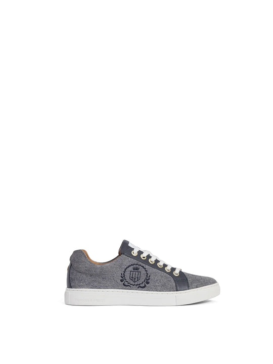 The Richmond - Women's Trainers - Denim Suede