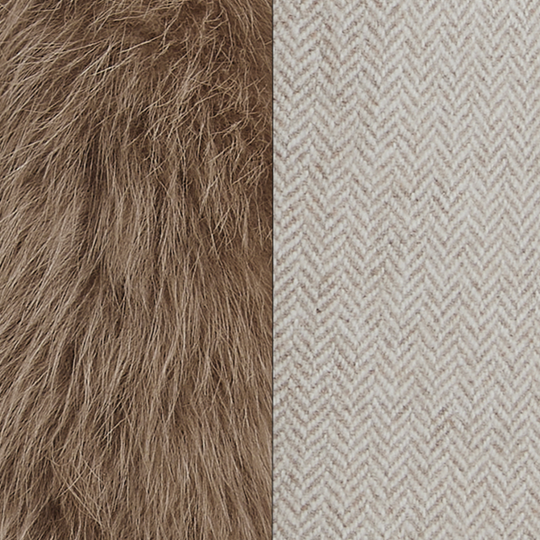 taupe herringbone